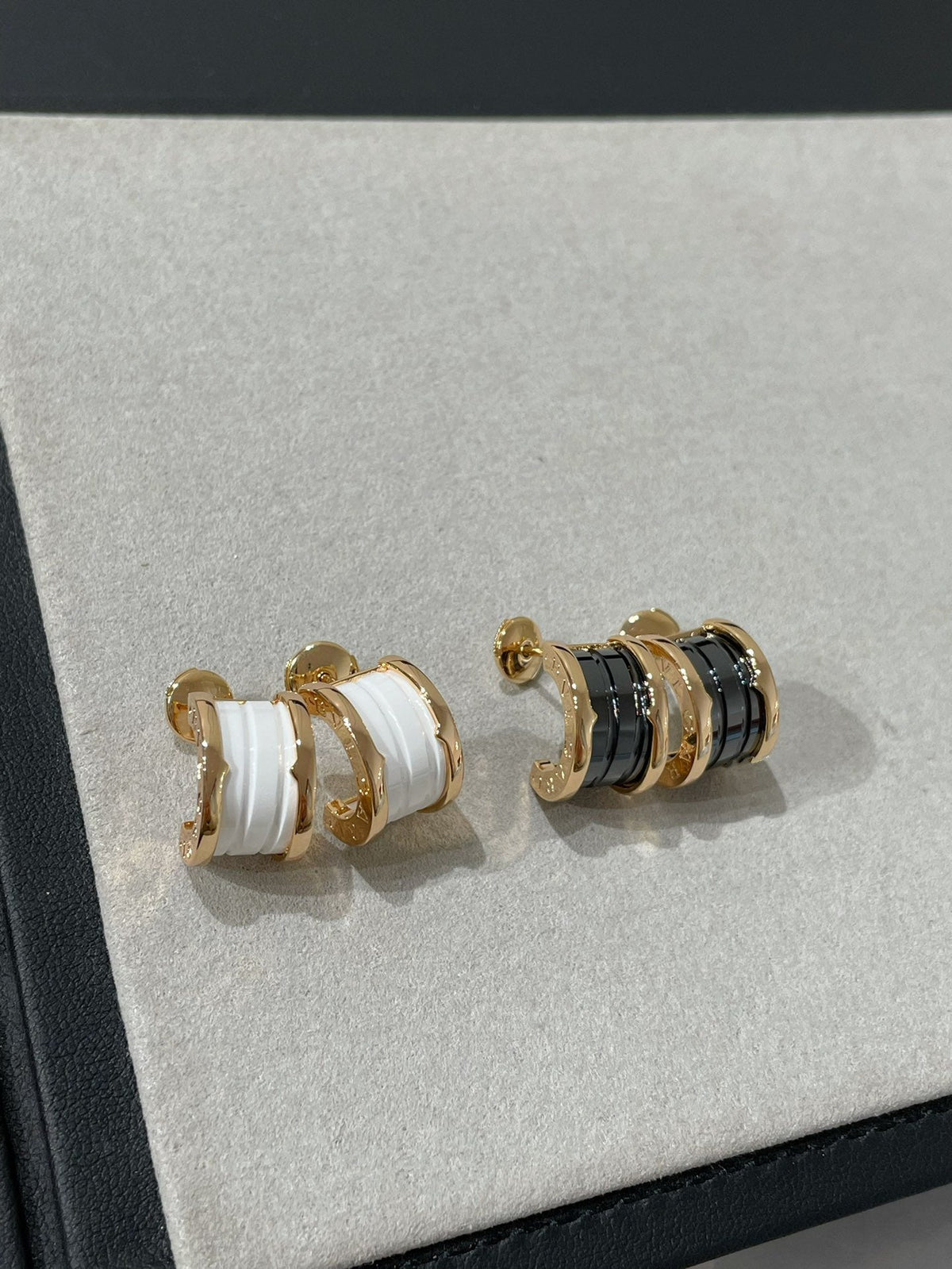 Renovia Schmuck ZERO 1 ROSÉGOLD KERAMIK OHRRINGE