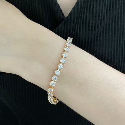 [Renovia Jewelry jewelrys]TENNIS BRACELET WITH FULL DIAMOND SETTING