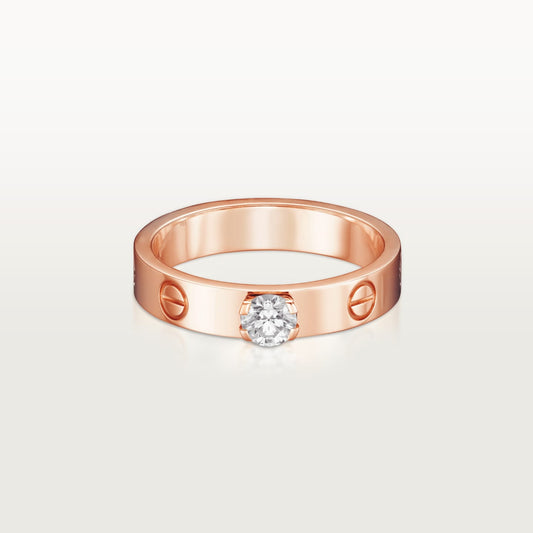 [Renovia Jewelry]LOVE RING 3.6MM 1 GROSSER DIAMANT