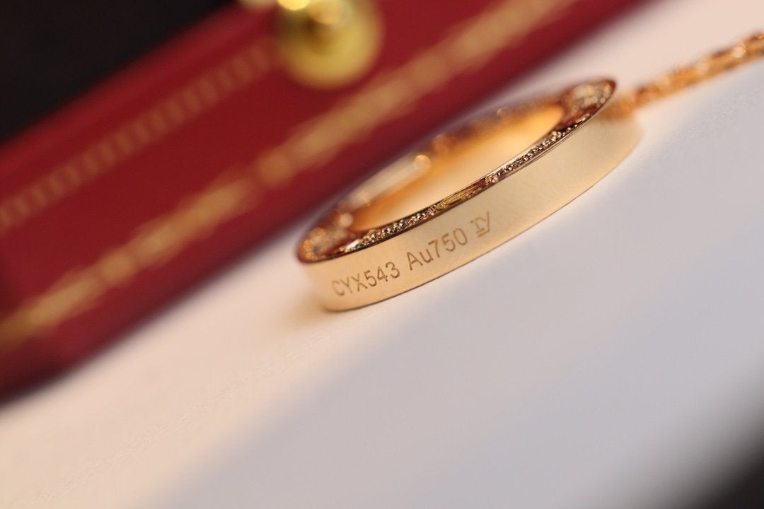 [Renovia Jewelry]LOVE NECKLACE ADJUSTABLE ROSE GOLD