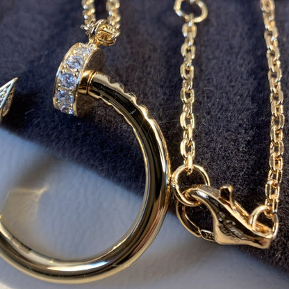 [Renovia Jewelry]JUSTE NECKLACE PINK GOLD