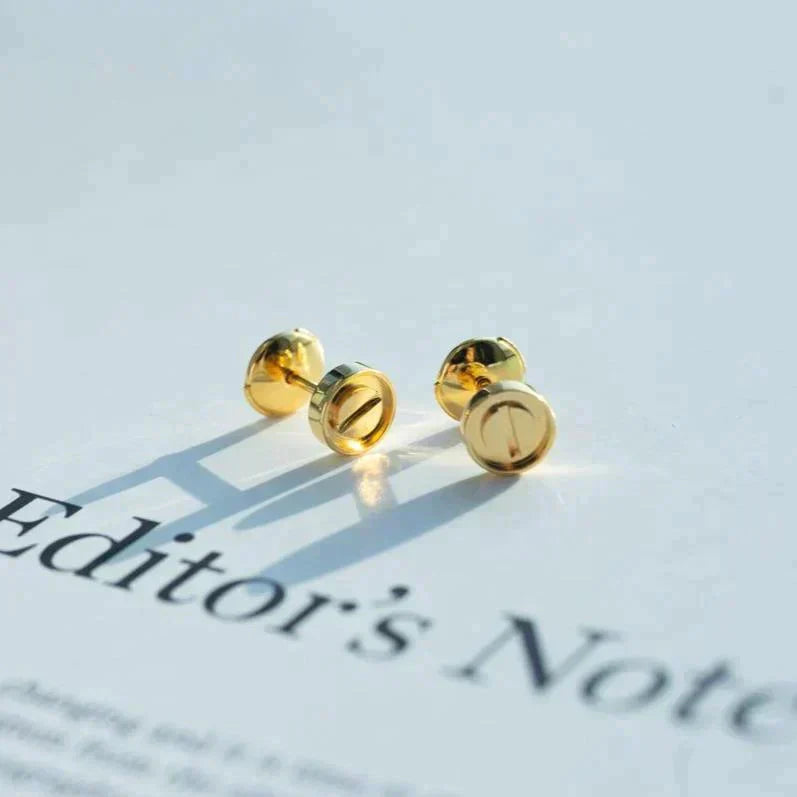 [Renovia Jewelry]LOVE EARRINGS GOLD 10MM