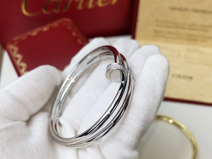 [Renovia Jewelry]JUSTE BRACELET 3.5MM DOUBLE ROW DIAMOND