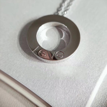 [Renovia Jewelry]LOVE NECKLACE ADJUSTABLE SILVER