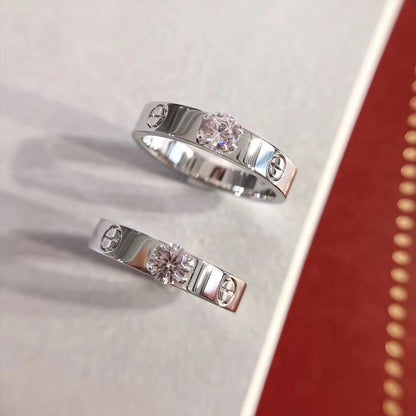 [Renovia Jewelry]LOVE RING 3.6MM 1 BIG DIAMOND