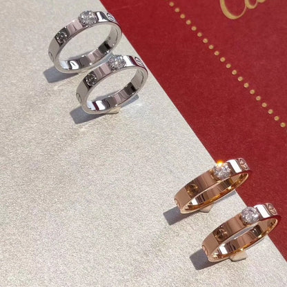 [Renovia Jewelry]LOVE RING 3.6MM 1 BIG DIAMOND