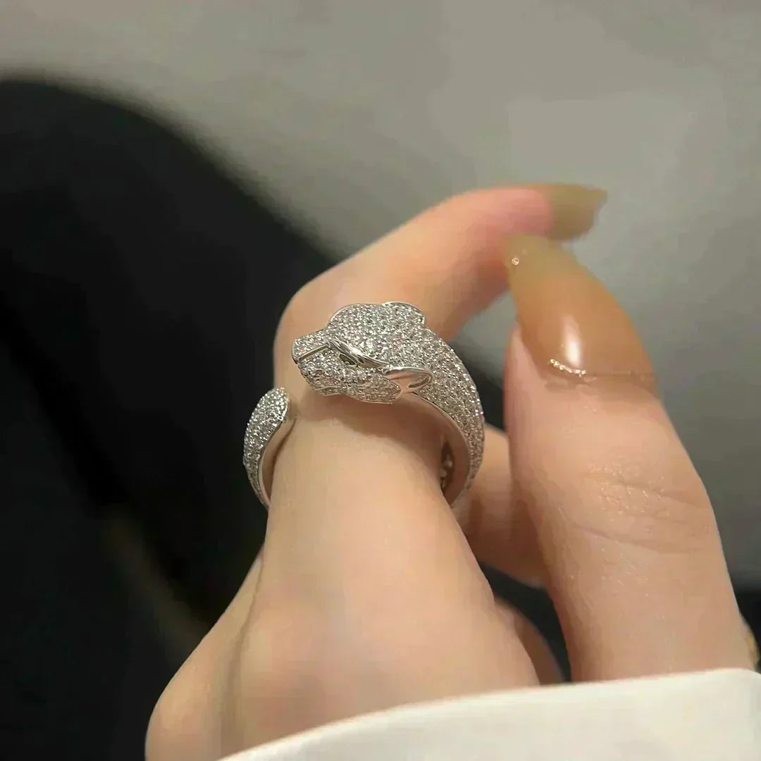[Renovia Jewelry]PANTHERE 5.5MM ALL DIAMOND RING