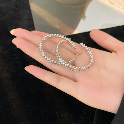 [Renovia Jewelry]CLASH HOOP EARRINGS