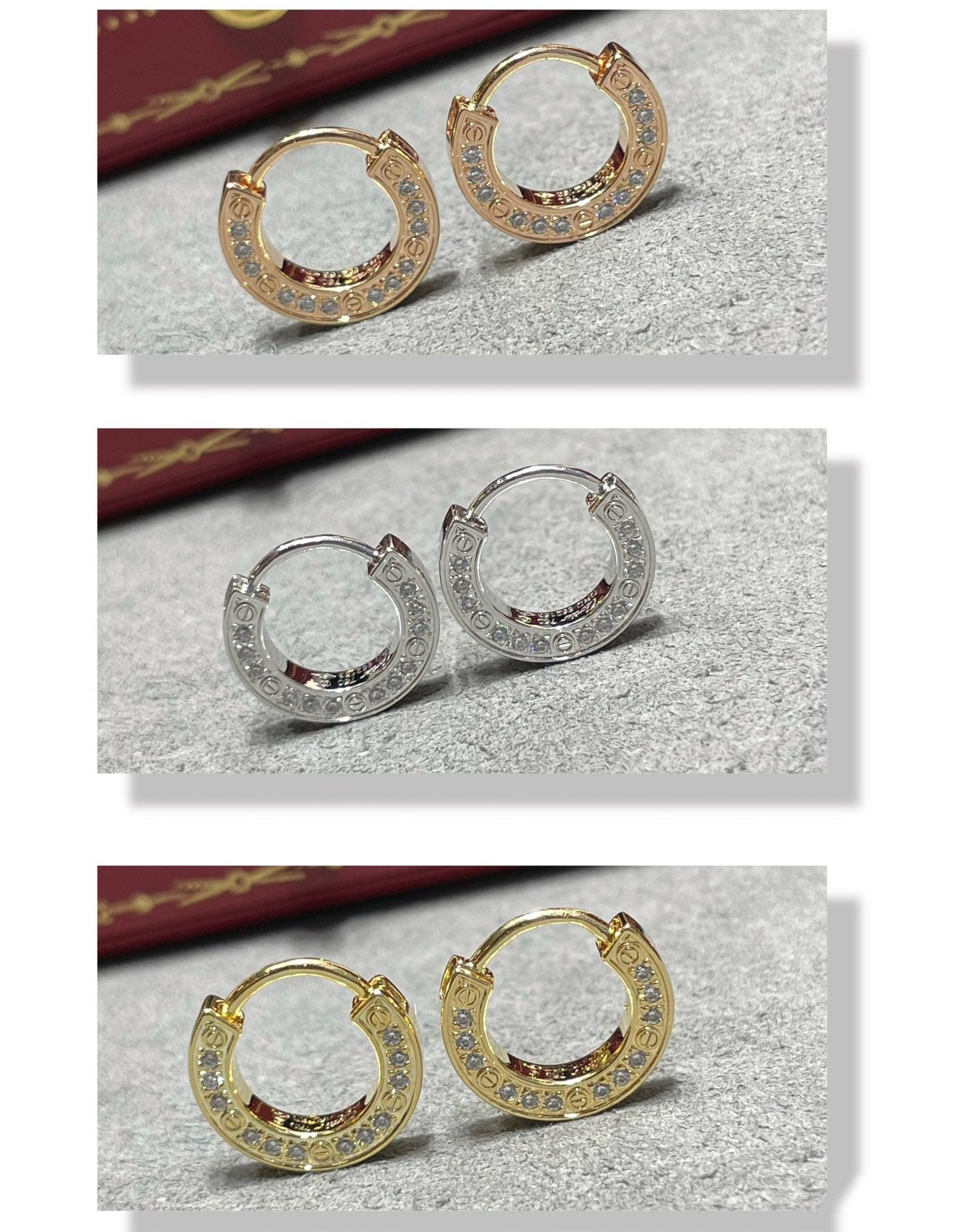 [Renovia Jewelry]LOVE DIAMOND EARRINGS