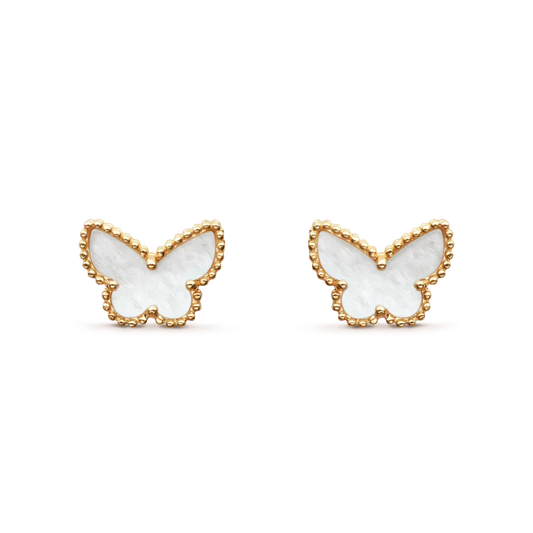 [Renovia Jewelry]SWEET BUTTERFLY MOP EARSTUDS
