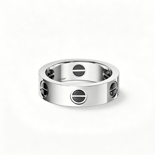 [Renovia Schmuck]LOVE RING 5.5MM OHNE DIAMANTEN KERAMIK