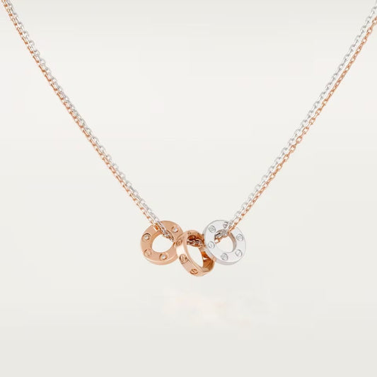 [Renovia Jewelry]LOVE 6 DIAMANT ANHÄNGERKETTE