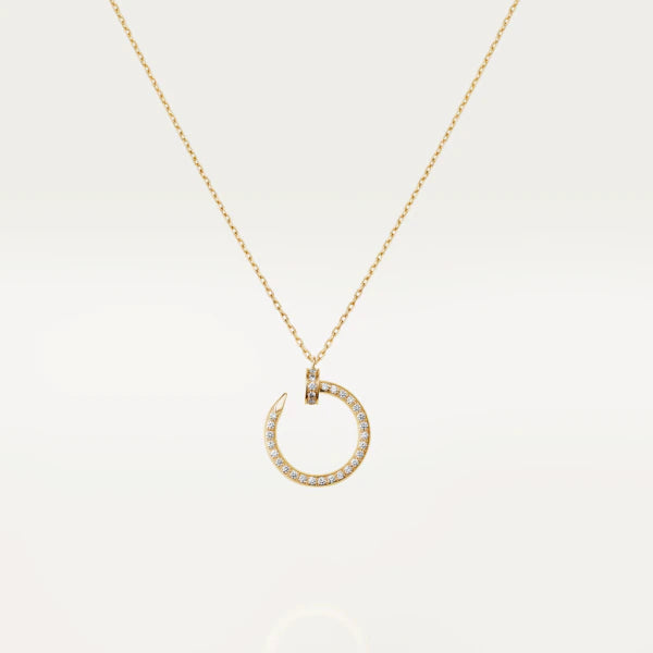 [Renovia Jewelry]JUSTE NECKLACE GOLD DIAMONDS