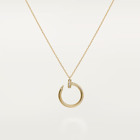 [Renovia Jewelry]HALBE DIAMANT-HALSKETTE JUSTE