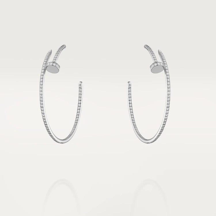 [Renovia Jewelry]JUSTE EARRINGS FULL DIAMONDS 1.8MM