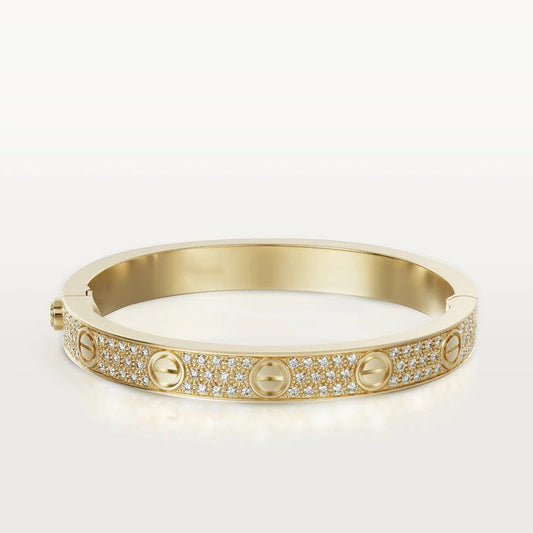 [Renovia Jewelry]LOVE BRACELET 6.1MM DIAMOND-PAVED