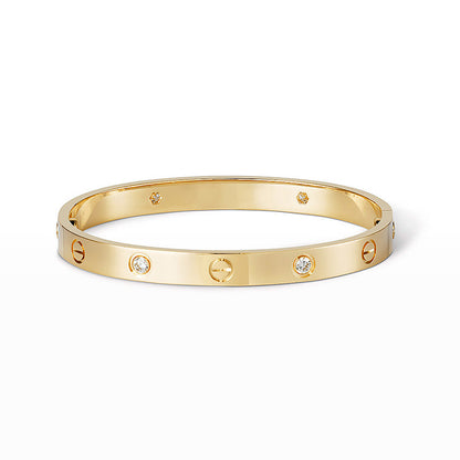 [Renovia Jewelry]LOVE BRACELET 6.1MM 4 DIAMONDS