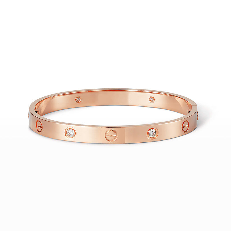 [Renovia Jewelry]LOVE BRACELET 6.1MM 4 DIAMONDS