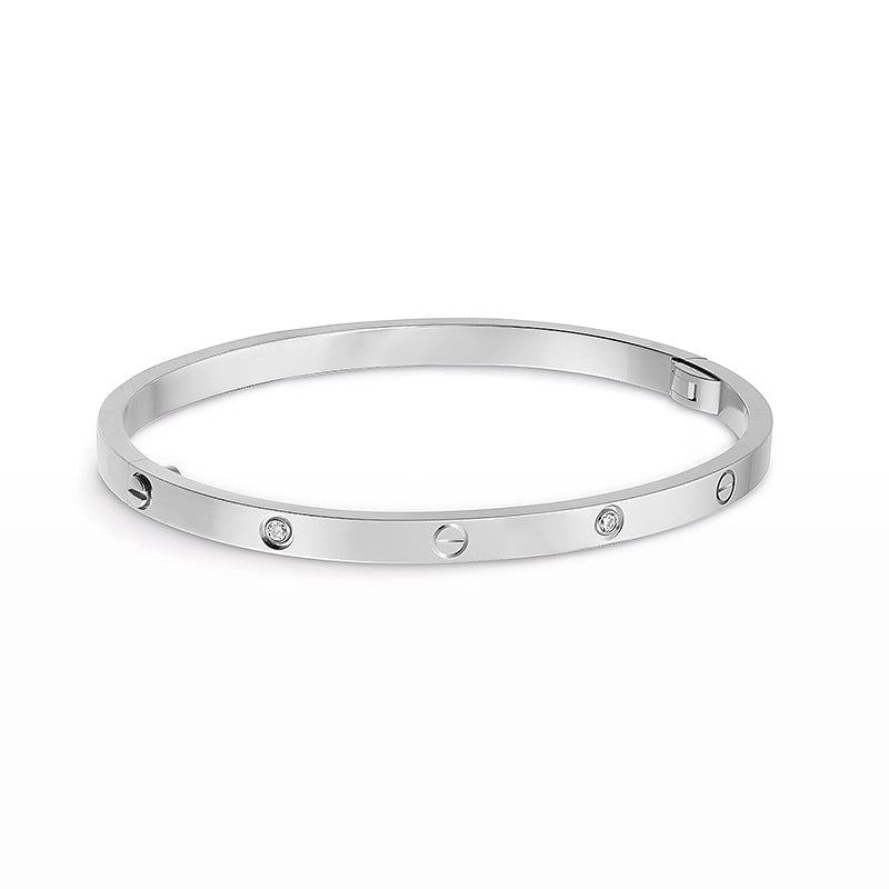 [Renovia Jewelry]LOVE BRACELET 3.65MM 6 DIAMONDS