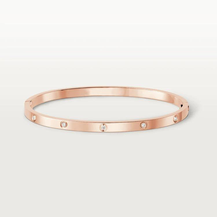 [Renovia Jewelry]LOVE BRACELET 3.65MM 10 DIAMONDS