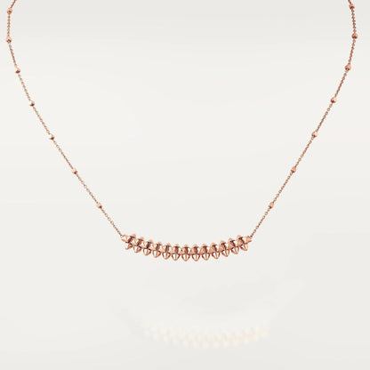 [Renovia Jewelry]CLASH PINK GOLD NECKLACE