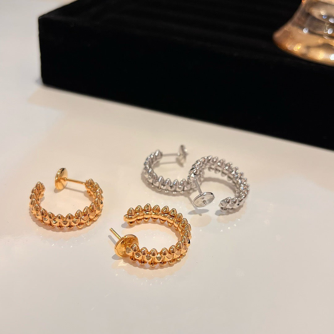 [Renovia Jewelry]CLASH SMALL HOOP EARRINGS