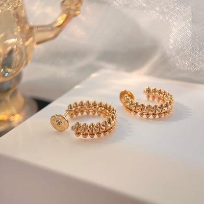 [Renovia Jewelry]CLASH SMALL HOOP EARRINGS