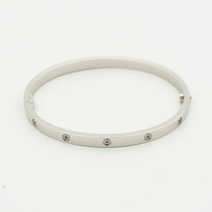 [Renovia Jewelry]LOVE BRACELET 3.65MM 10 DIAMONDS