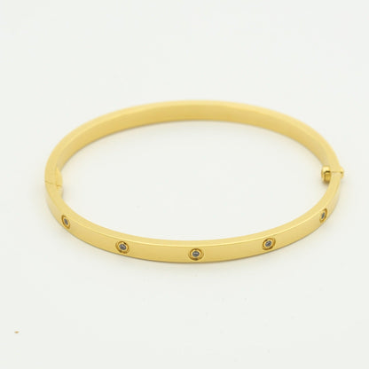 [Renovia Jewelry]LOVE BRACELET 3.65MM 10 DIAMONDS
