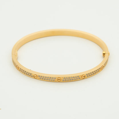 [Renovia Jewelry]LOVE BRACELET 3.65MM DIAMOND-PAVED