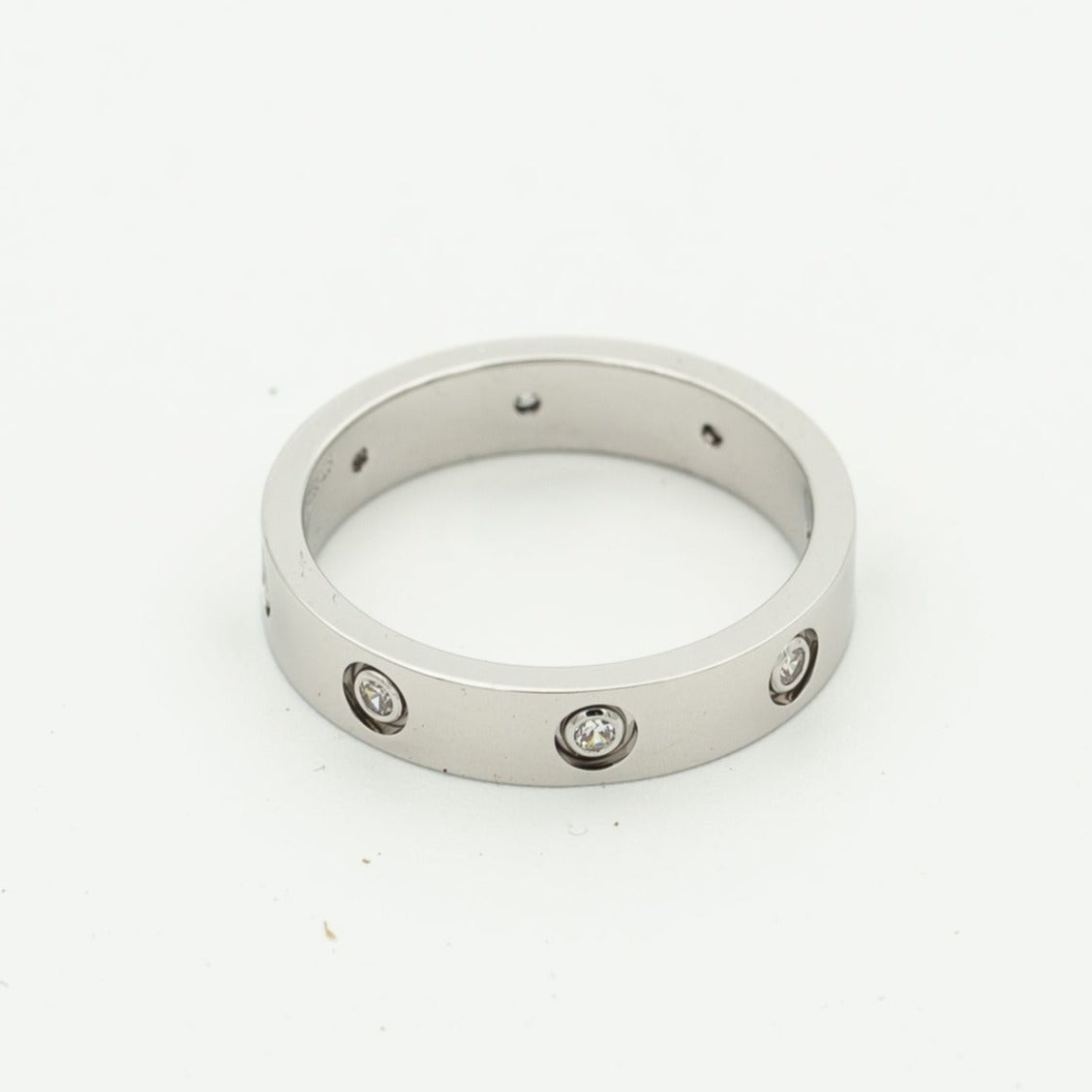 [Renovia Jewelry]LOVE RING 3.6MM 8 DIAMONDS