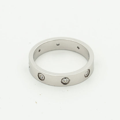 [Renovia Jewelry]LOVE RING 3.6MM 8 DIAMONDS