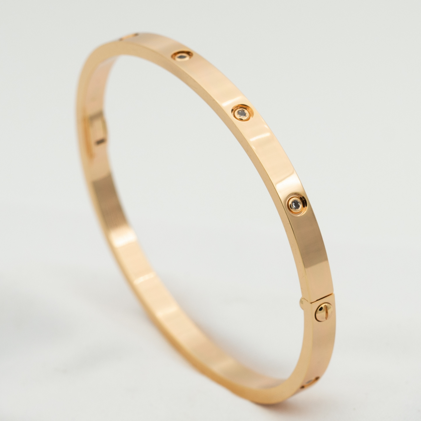 [Renovia Jewelry]LOVE BRACELET 3.65MM 10 DIAMONDS
