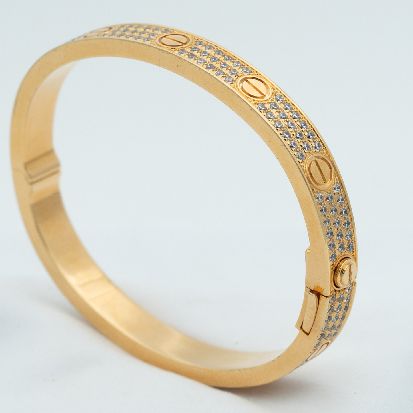 [Renovia Jewelry]LOVE BRACELET 6.1MM DIAMOND-PAVED