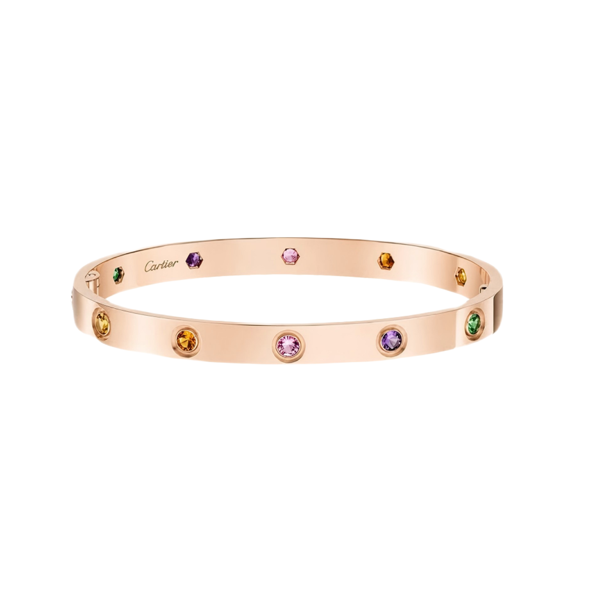 [Renovia Jewelry]2026 RAINBOW LOVE BRACELET 6.1MM  10 DIAMONDS