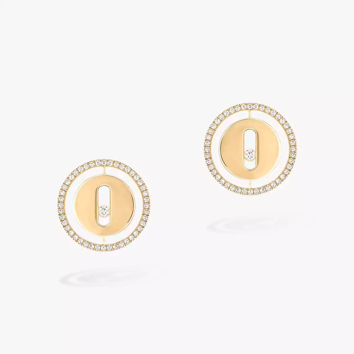 [Renovia Jewelry]Lucky Move Diamond Earrings