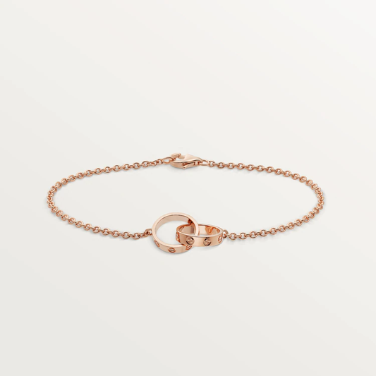 [Renovia Jewelry]LOVE BRACELET DOUBLE RING