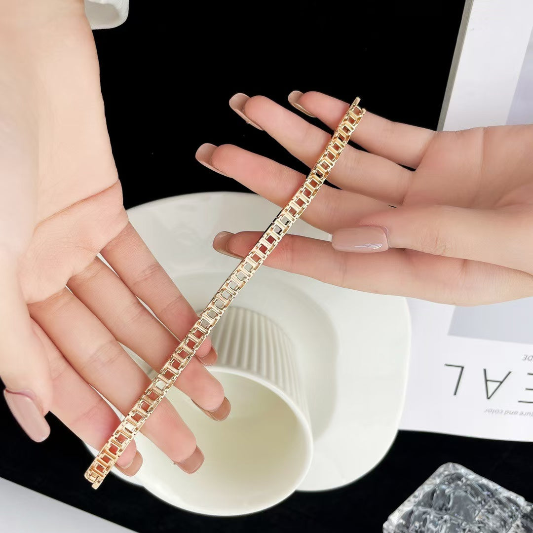 [Renovia Jewelry jewelrys]TF CHAIN BRACELET