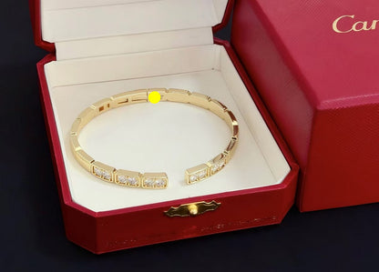 [Renovia Jewelry jewelrys]LOVE DIAMOND OPEN  BRACELET