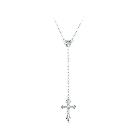 Zarte herzförmige Halskette