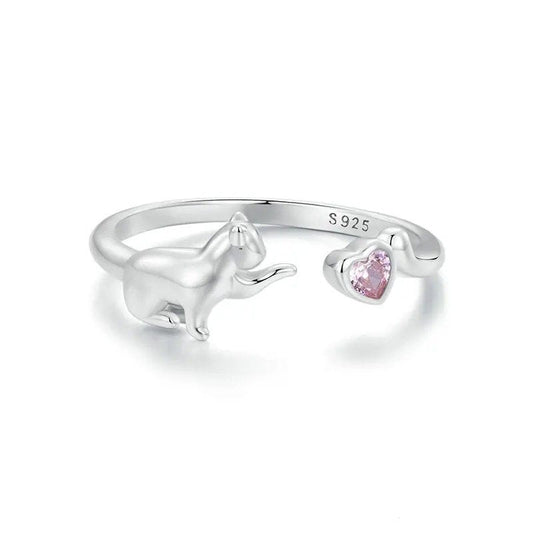 Niedliche Haustiere offener Ring Statement-Ring