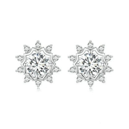 Ohrringe mit makellos geschliffenen, im Labor gezüchteten Diamanten
