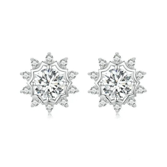 Ohrringe mit makellos geschliffenen, im Labor gezüchteten Diamanten