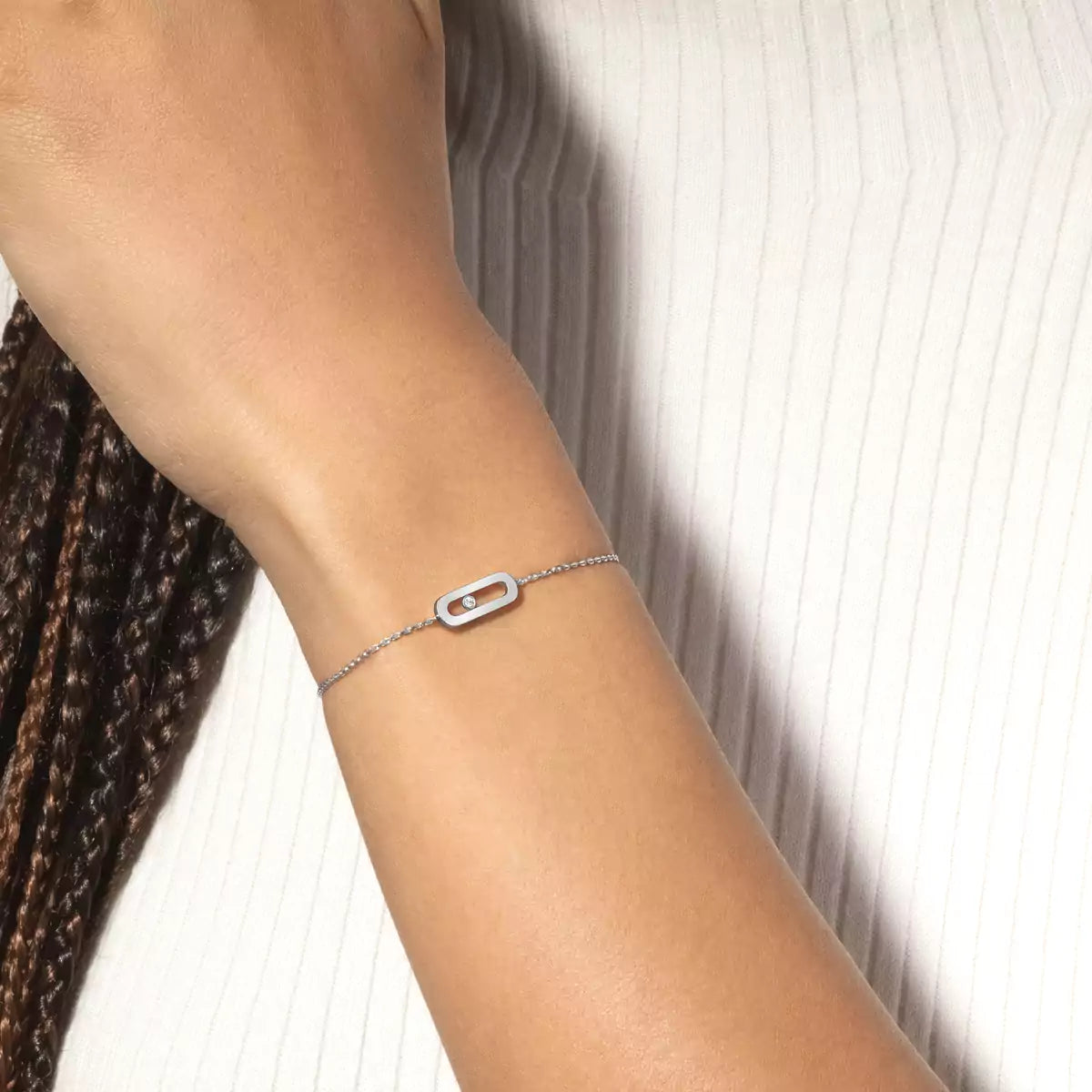 [Renovia Jewelry]Move Uno Diamond Bracelet