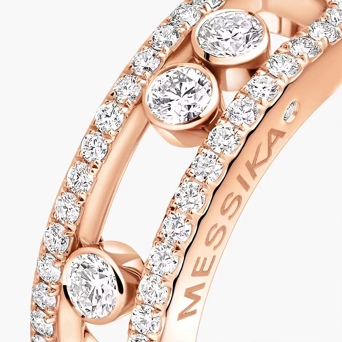 [Renovia Jewelry] Move Gold Diamond Pave_ Ring
