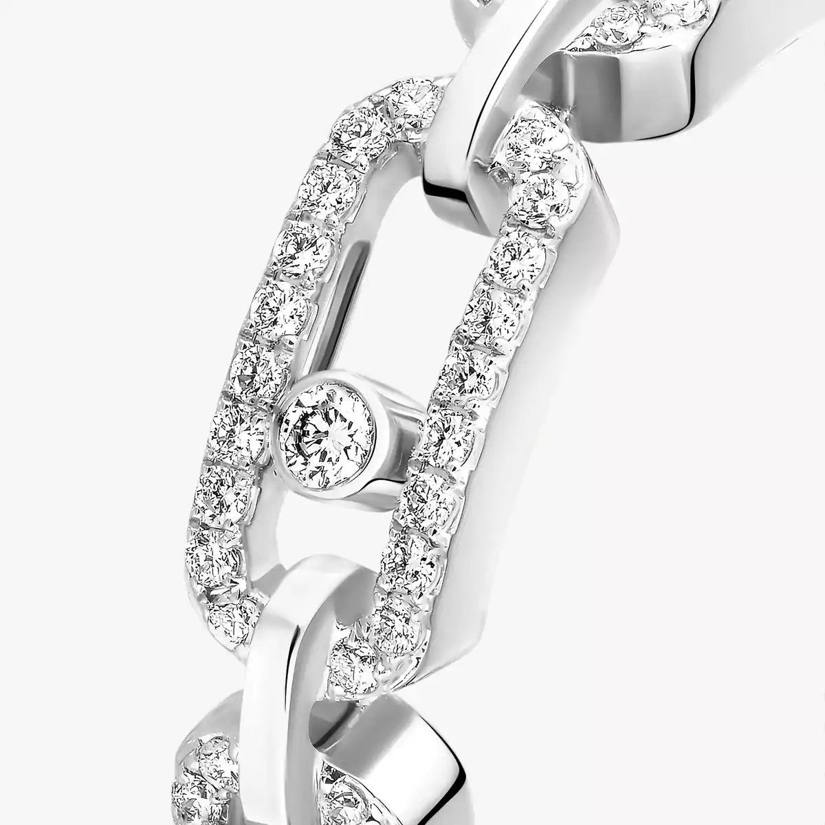 [Renovia Jewelry]Move Link Pave_-Set Diamond Ring in Gold