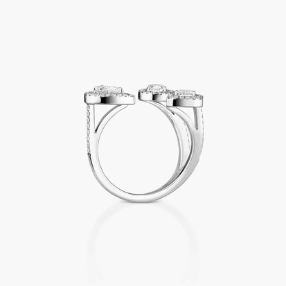 [[Renovia Jewelry] Diamond Ring 0,25ct My Twin Trilogy