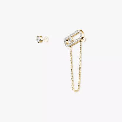 [Renovia Jewelry]Move Uno Diamond Earrings