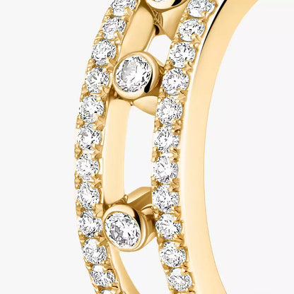 [Renovia Jewelry]Diamond Pave_ Hoop Earrings Move