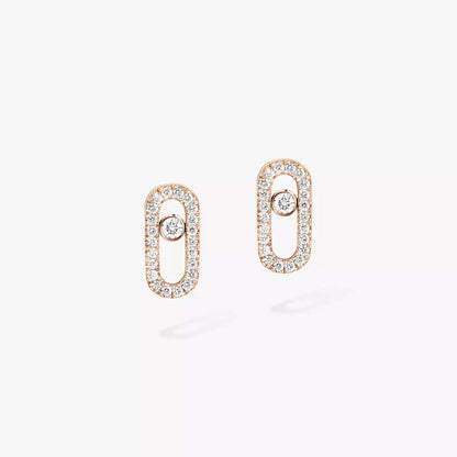 [Renovia Jewelry]Move Uno Diamond Earrings